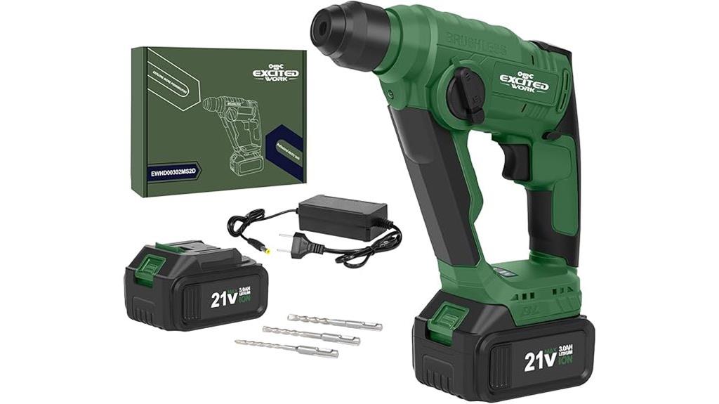 21v cordless rotary hammer