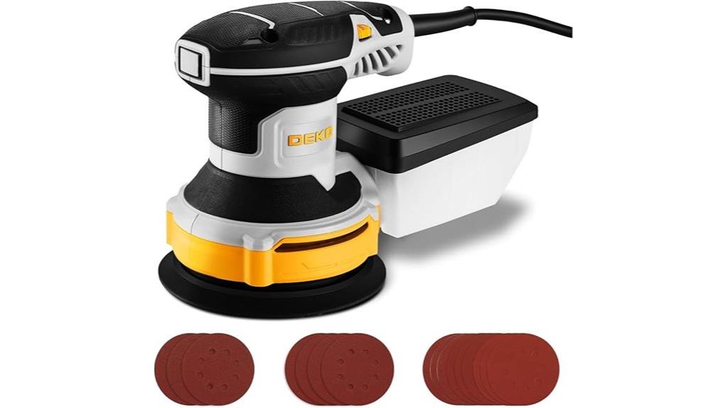 5 inch orbital sander dust box