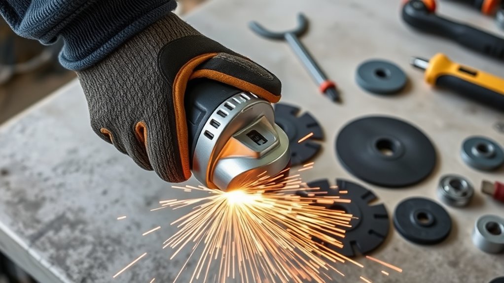 angle grinder attachment options