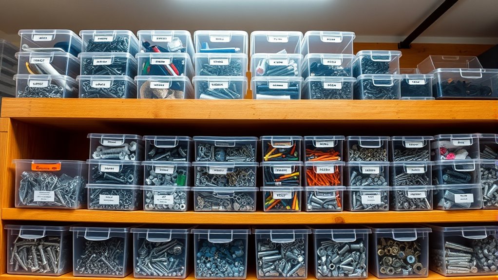 assess categorize small parts