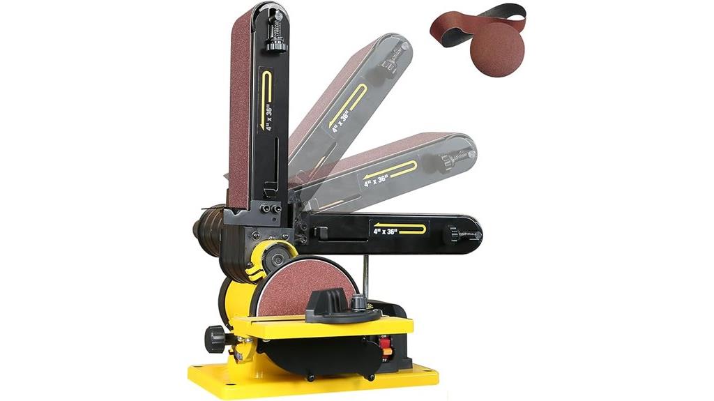 belt disc sander combo