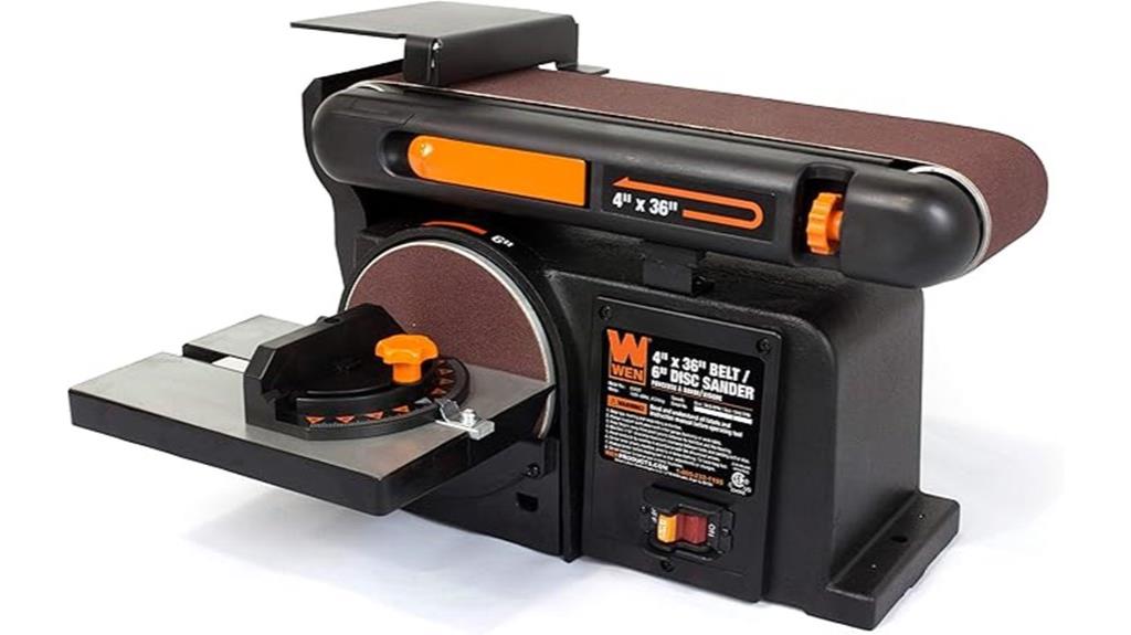 benchtop belt disc sander