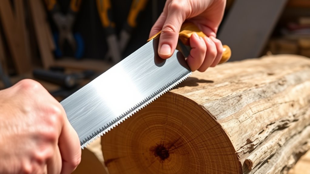 choose appropriate hand saw
