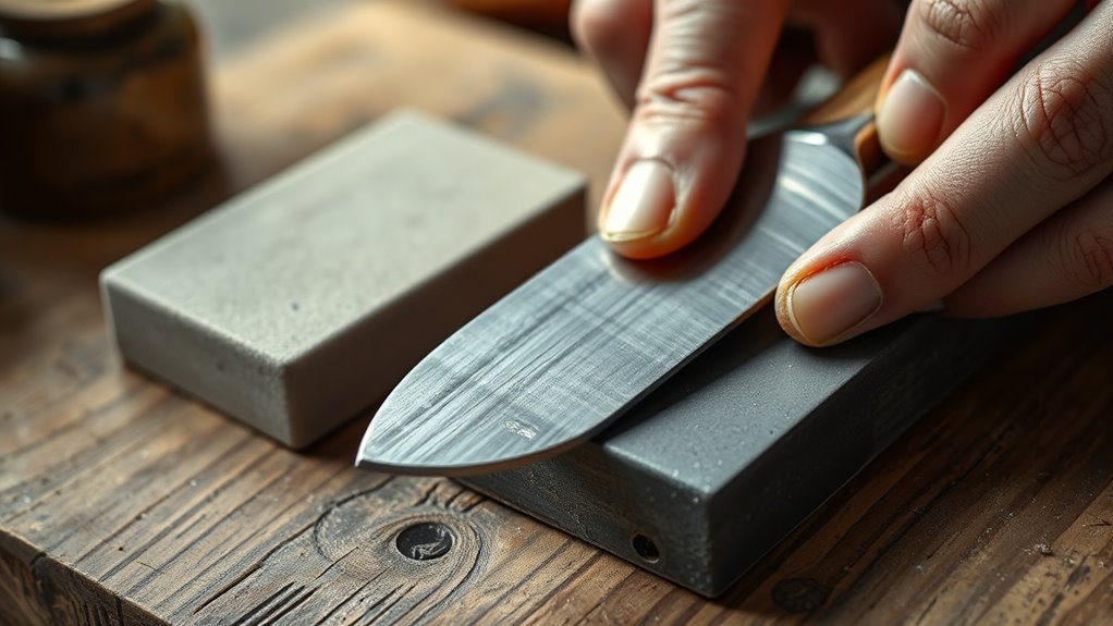 choose appropriate honing stones