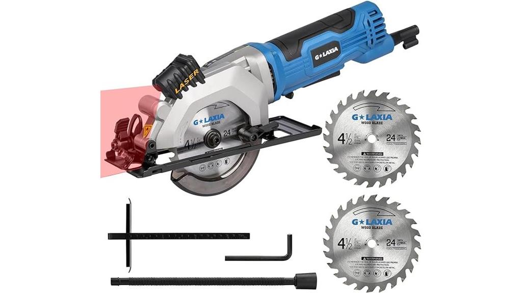 compact 4 amp laser saw