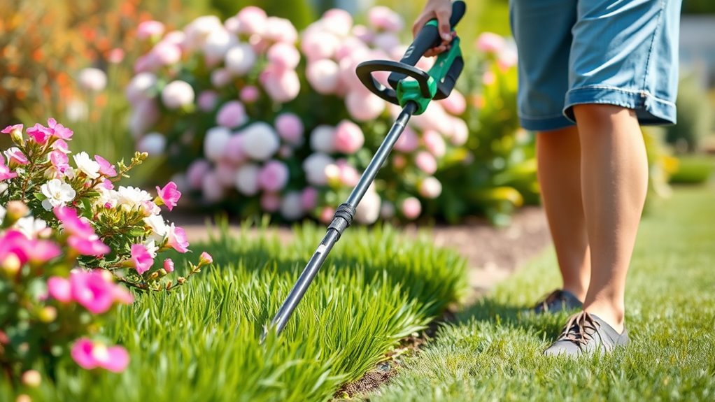 consistent edging improves appearance