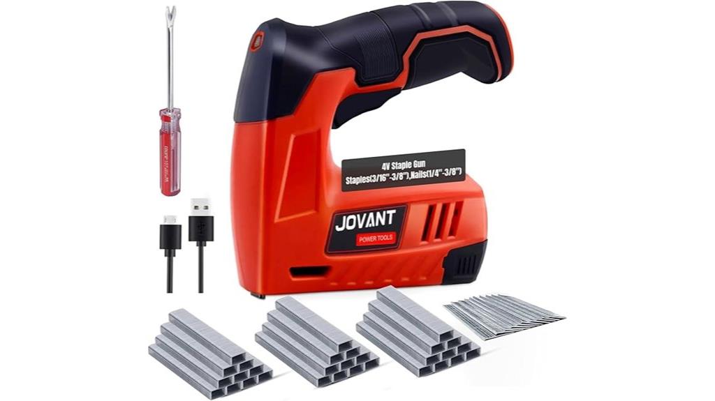 cordless electric staple gun