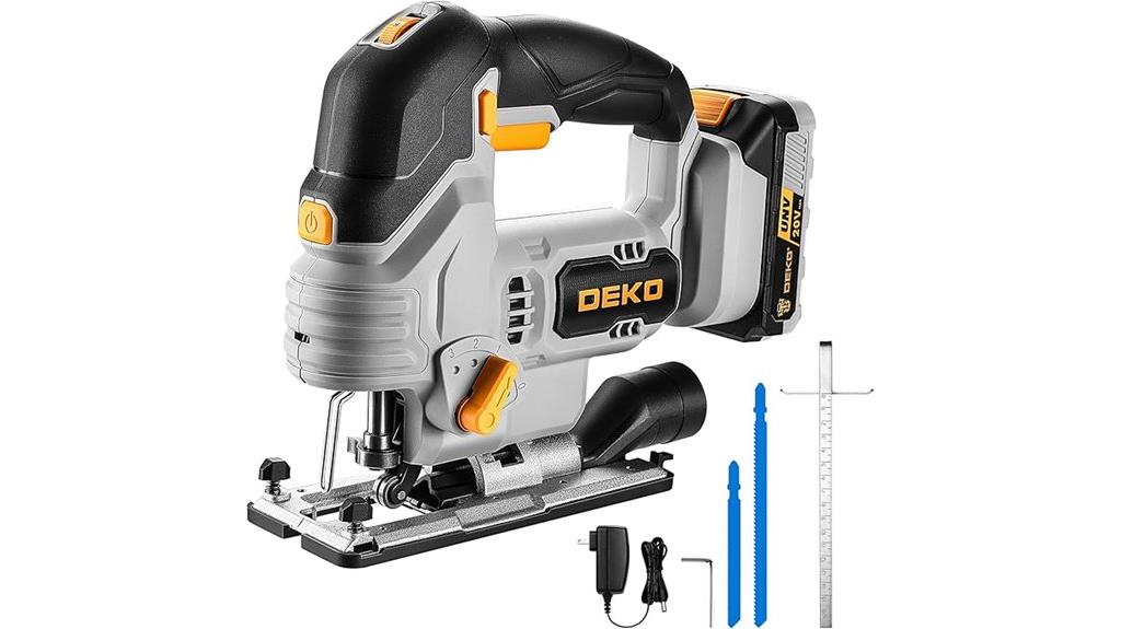 cordless jigsaw with led