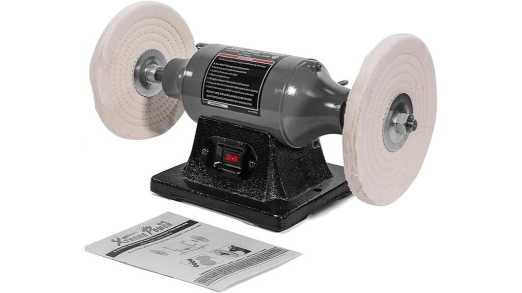 dual buffer grinder for metal