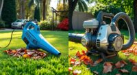 electric vs gas blower