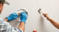 fixing drywall damage
