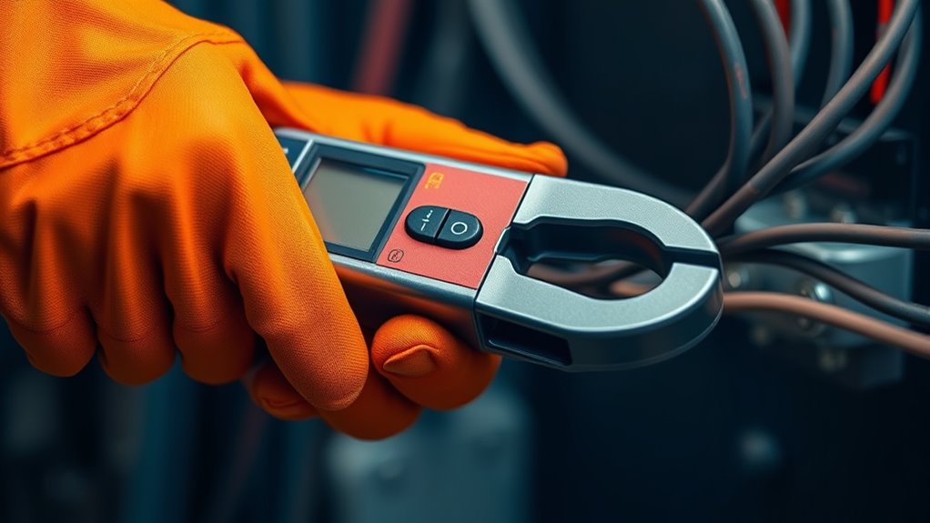 how to operate clamp meter