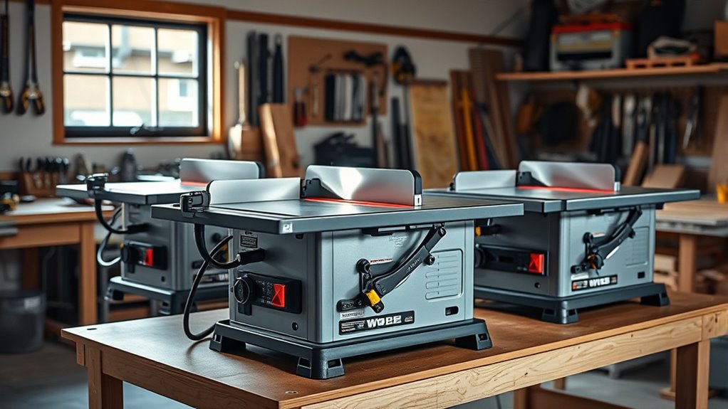 key table saw selection factors