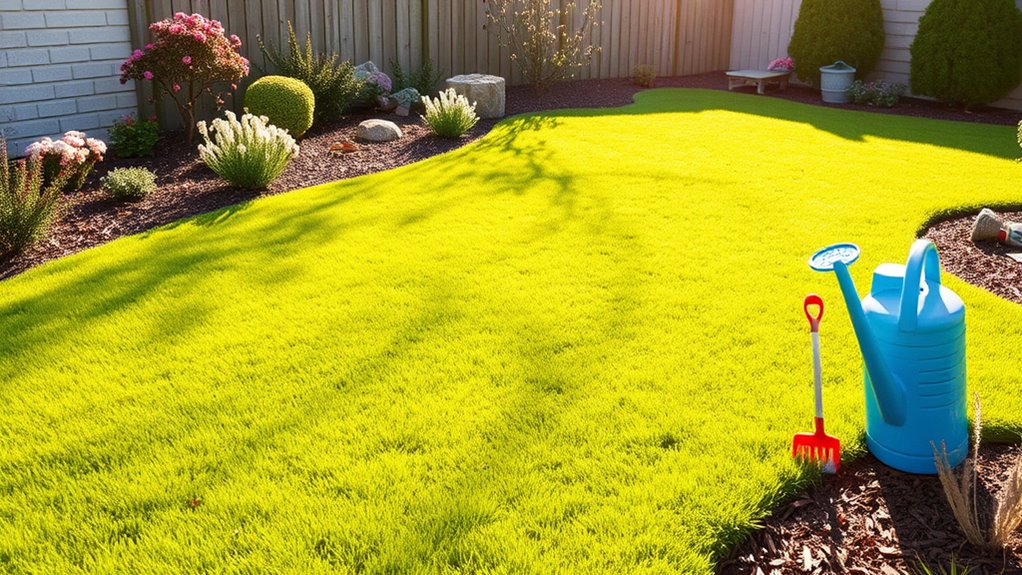 lawn care and maintenance