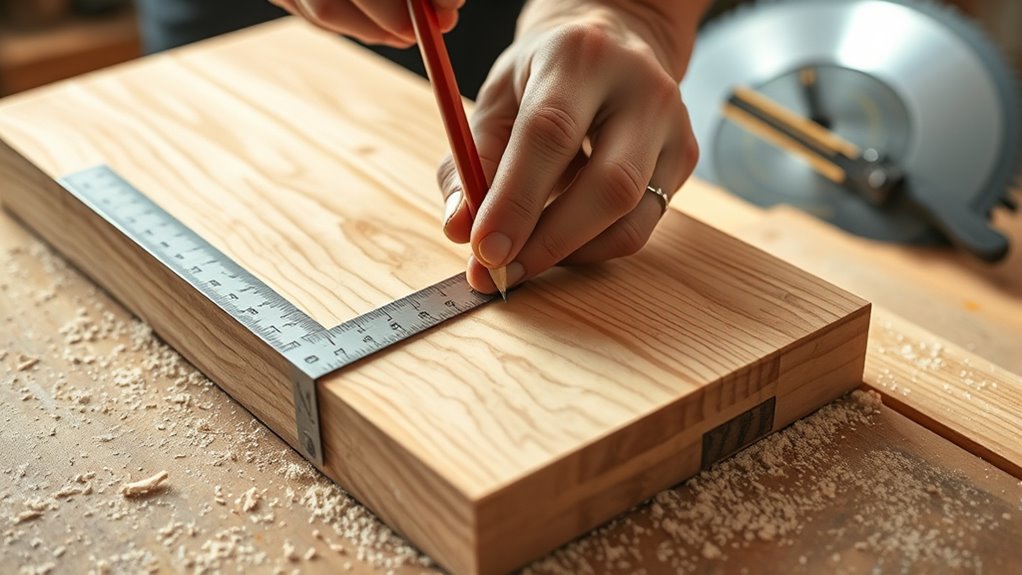 measure mark cut safely