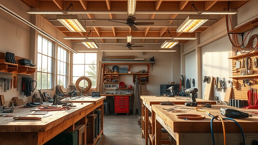 optimize workshop lighting choices