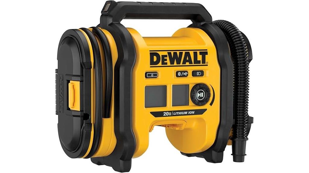 portable tire inflator compressor
