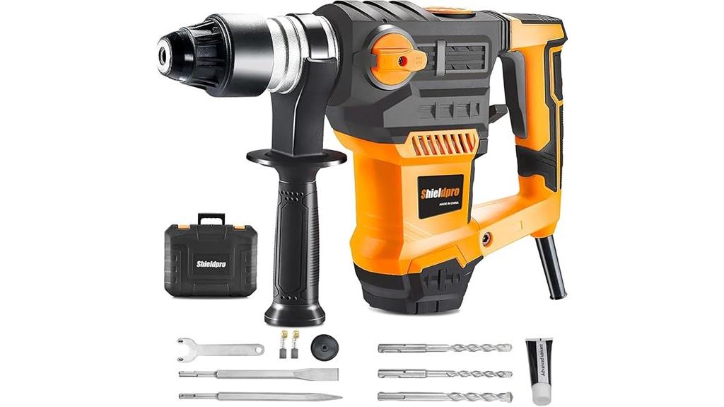 powerful 13 amp rotary hammer