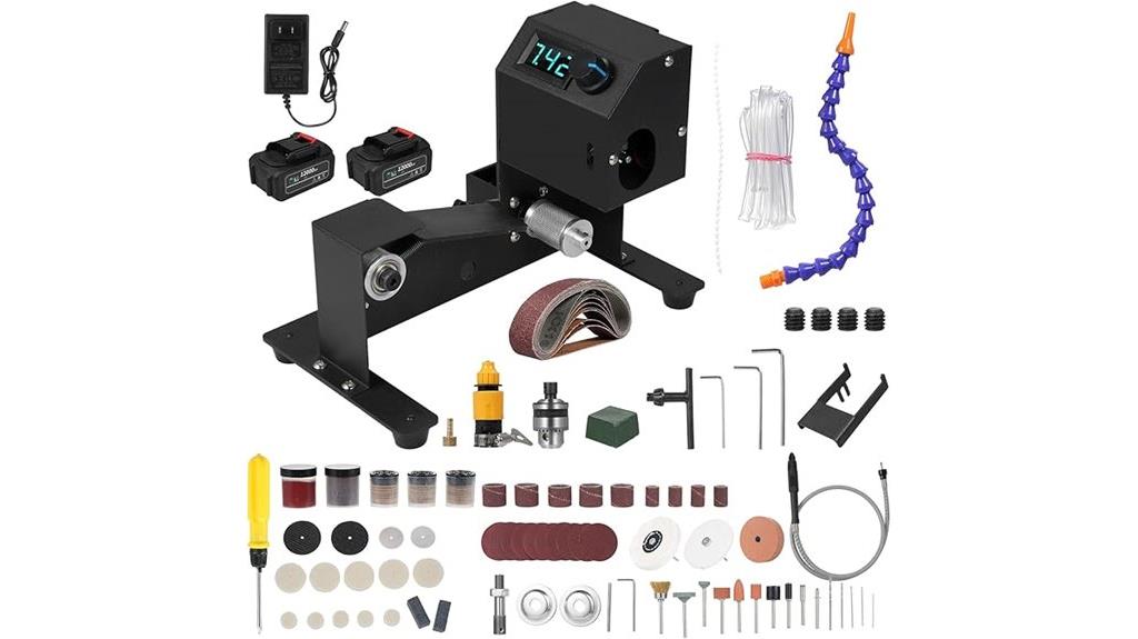 powerful belt sander display