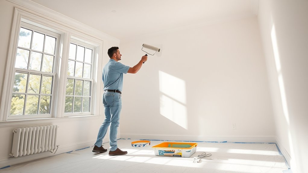 prepare clear protect surfaces