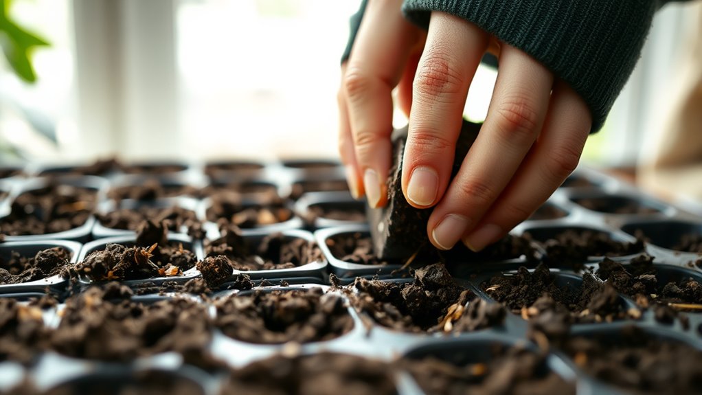 prepare nutrient rich well draining soil