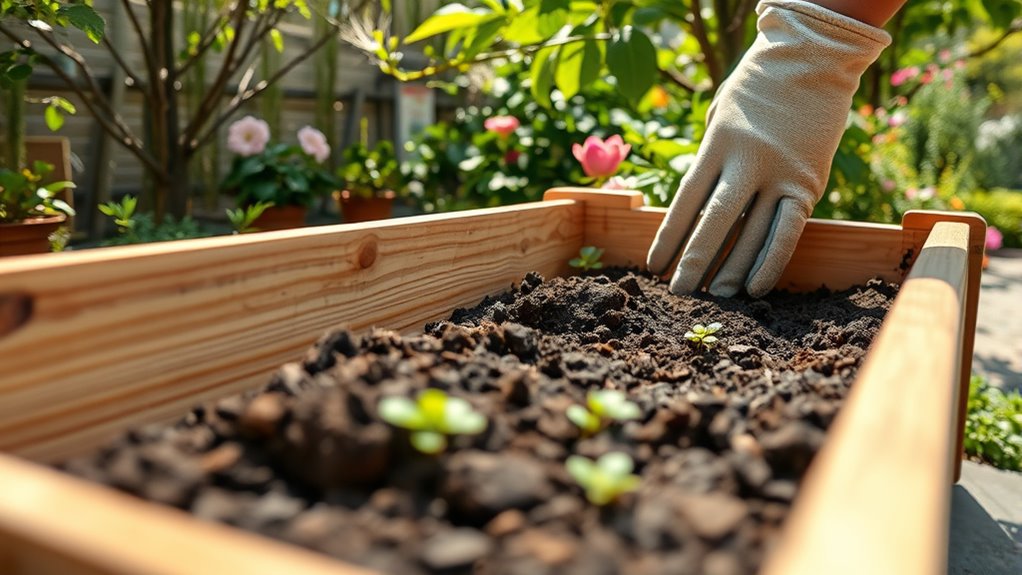prepare soil plant water