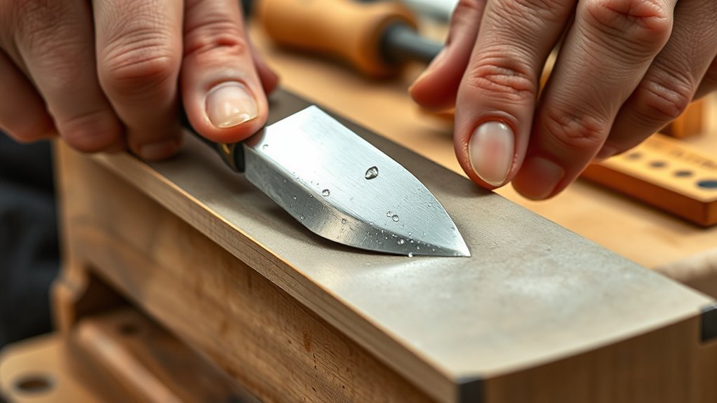 proper sharpening technique details