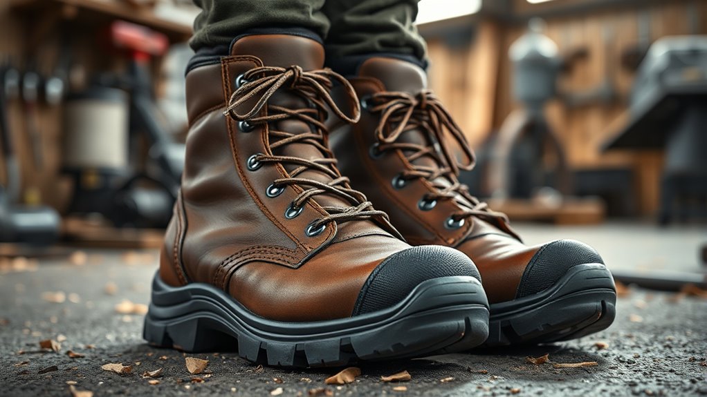 proper workshop safety footwear