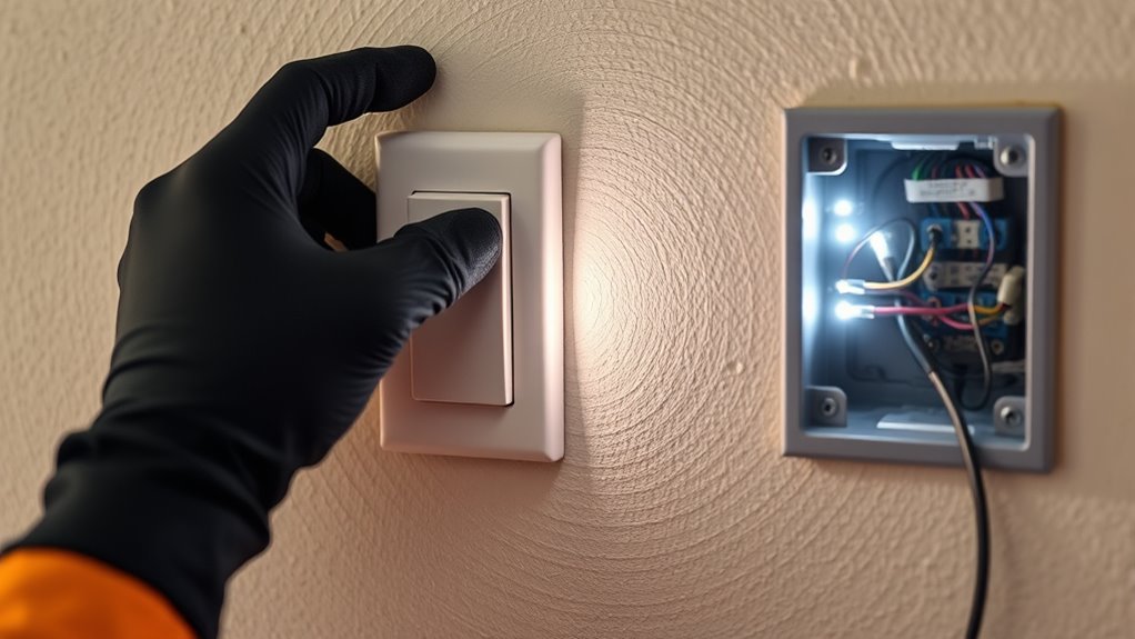 restore power and test