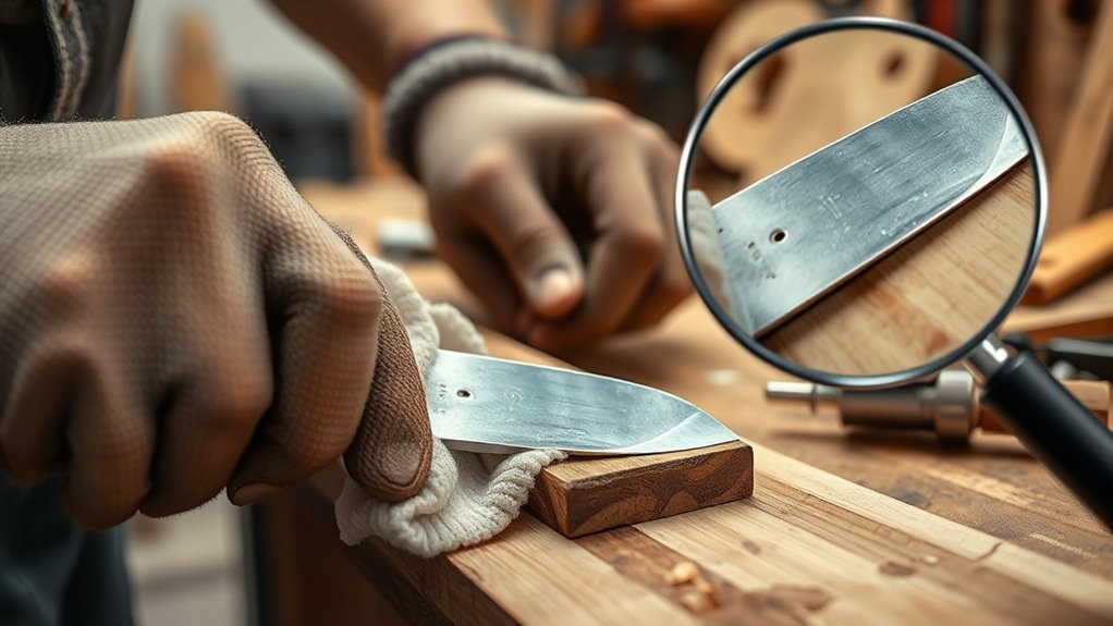 safe chisel maintenance practices