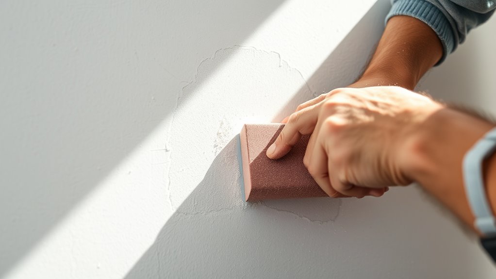 sand feather wipe finish