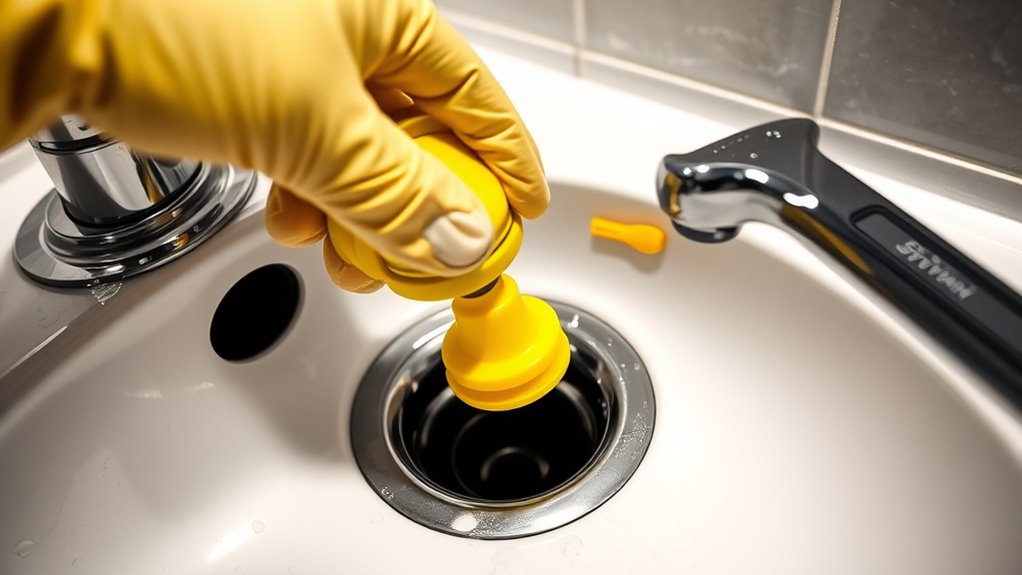 seal drain to prevent loss