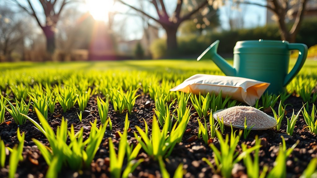 spring lawn fertilization techniques