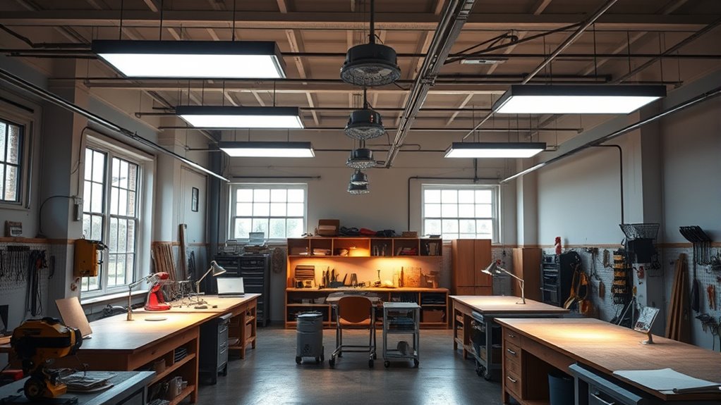 strategic layered fixture placement