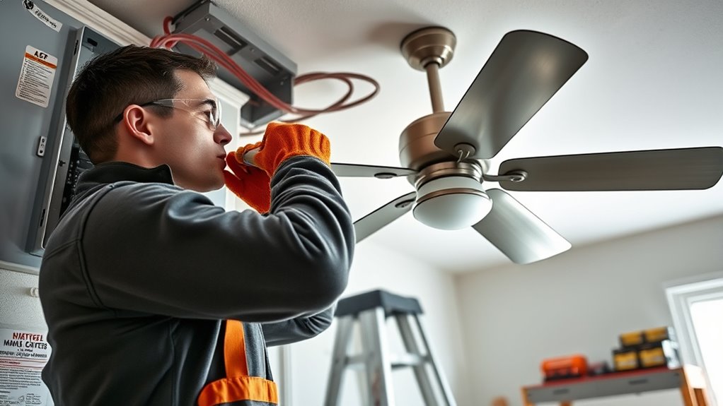 turn off power clear space