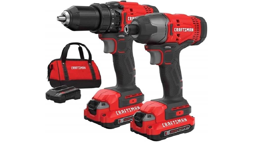 v20 max cordless power tools