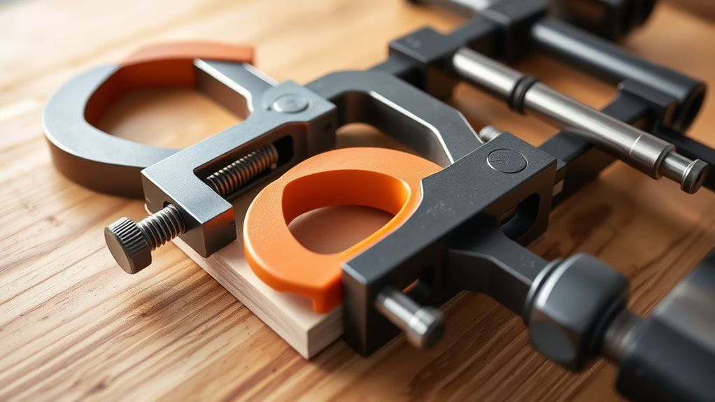 variety of clamp materials