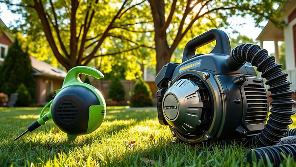 yard size influences blower choice