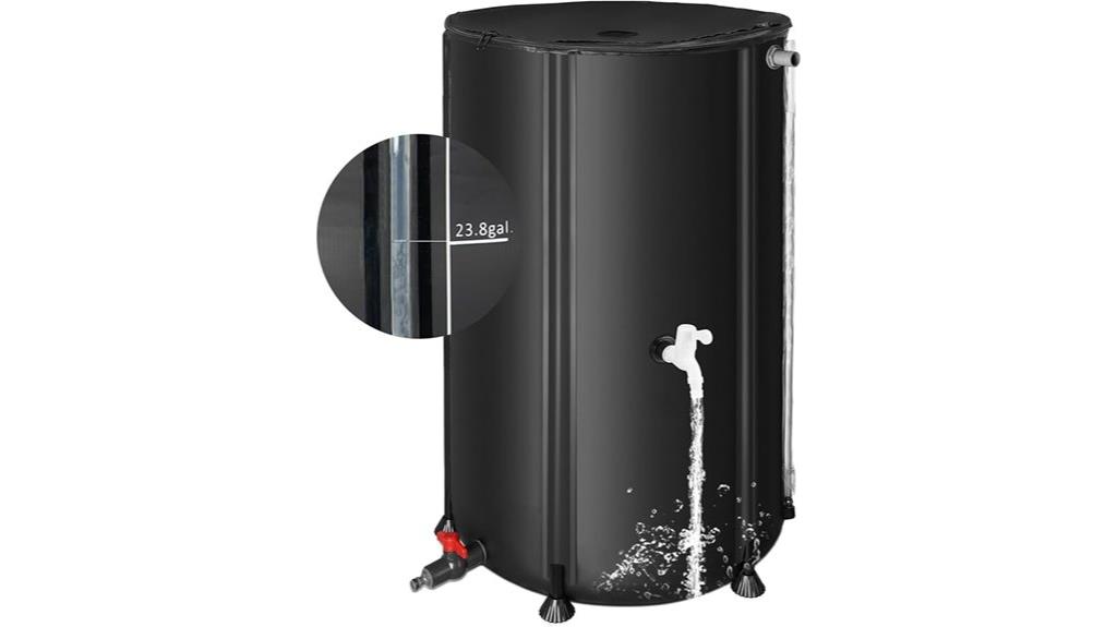 100 gallon collapsible rain barrel
