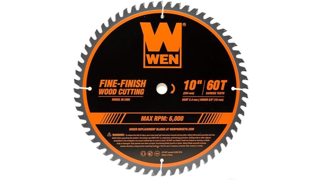 10 inch 60 tooth blade