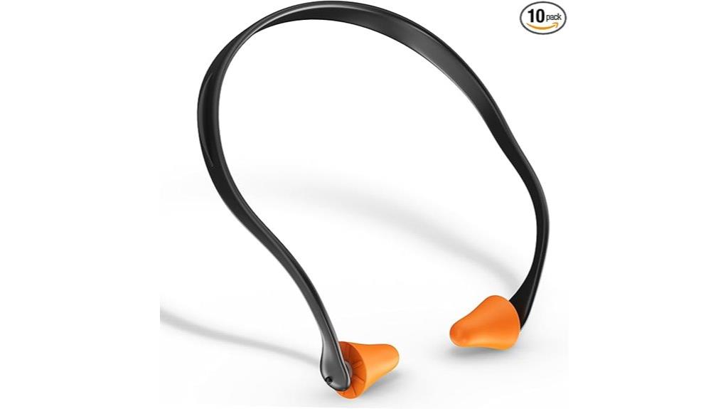10 pairs foam ear plugs