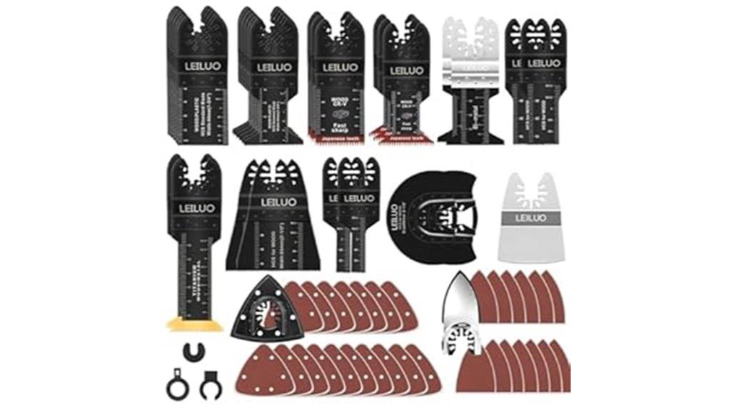 116 piece oscillating tool set