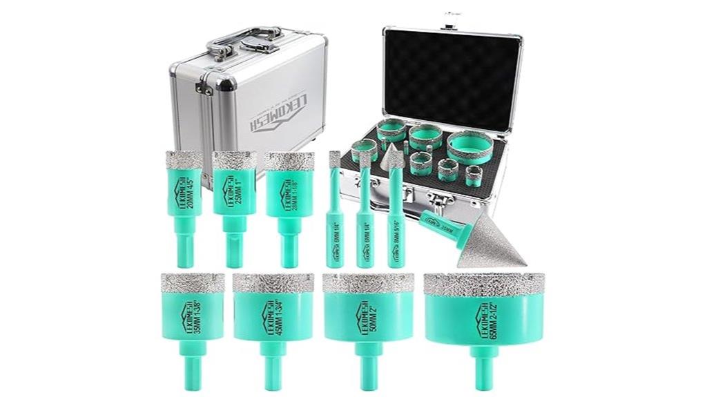 11 piece diamond drill set