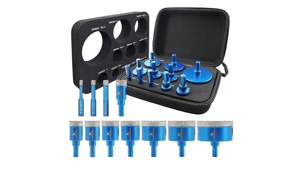 11 piece diamond tile kit