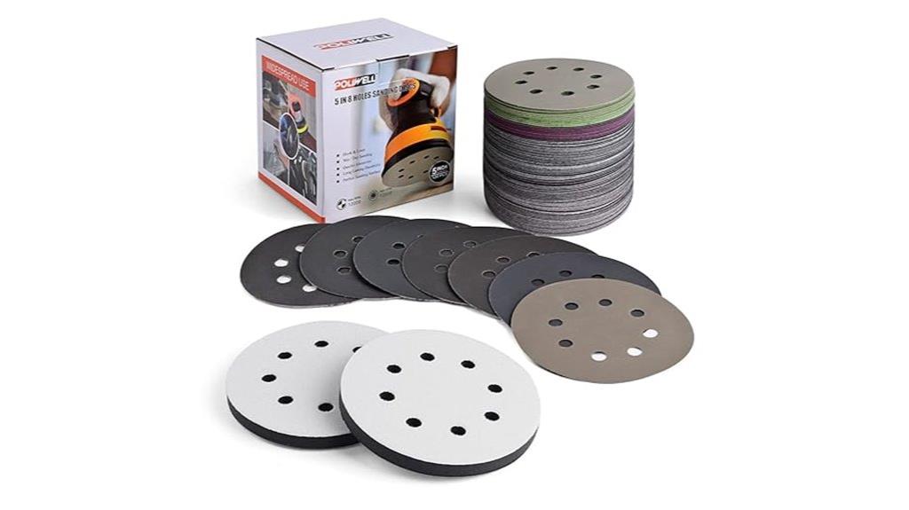 120 piece sanding discs