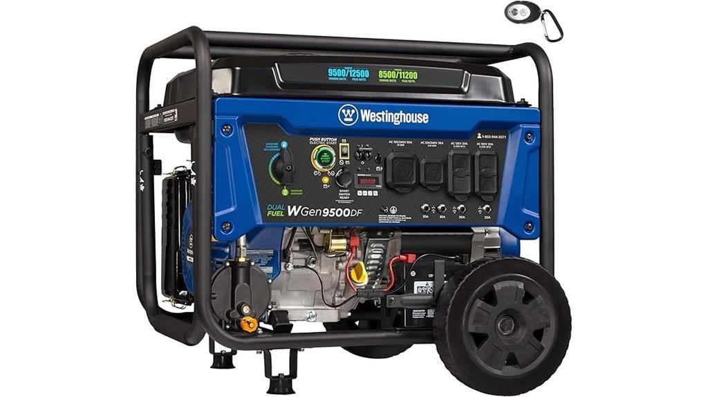 12500w dual fuel generator