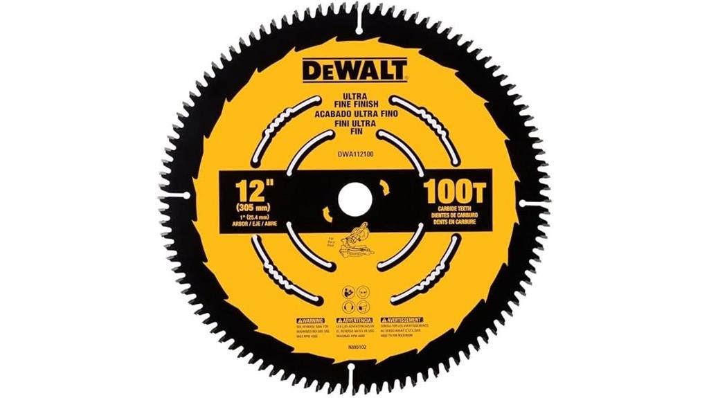 12 inch 100 tooth blade