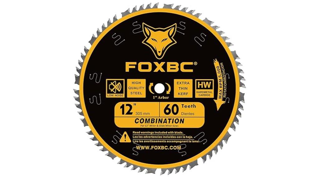 12 inch 60 tooth blade