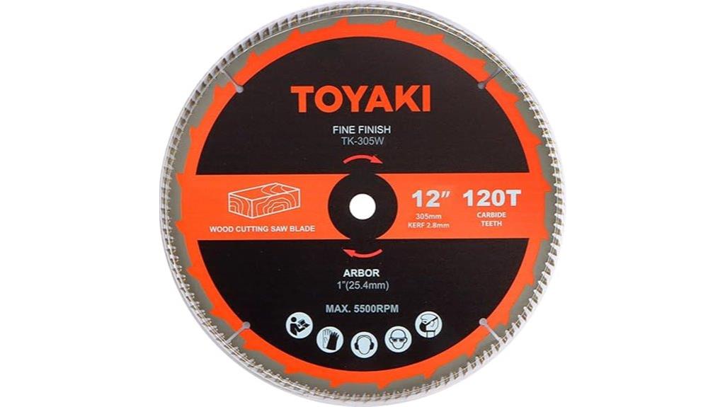 12 inch fine woodworking blade