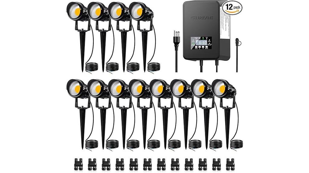 12 pack landscape lighting kit